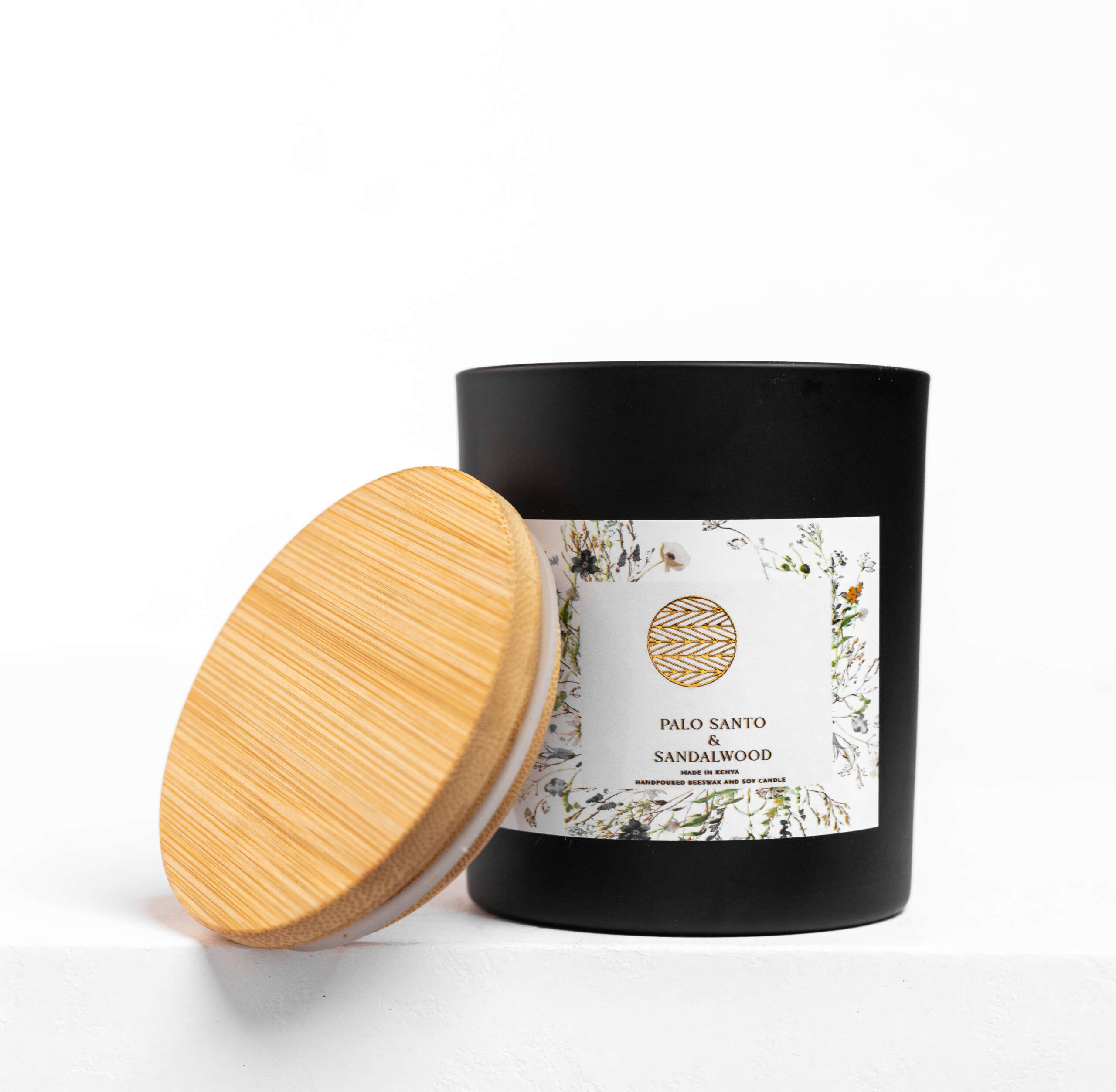 Sandalwood and Palo Santo Candle - Image 3