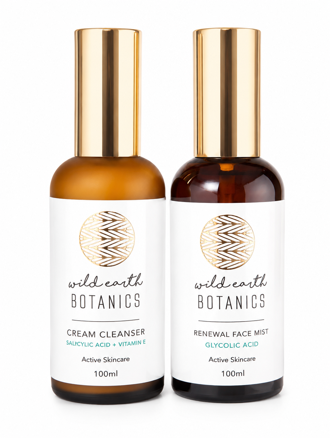 Salicylic Cleanser & Glycolic Toner Duo | Active Skincare Collection